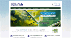 Desktop Screenshot of alevinosaquafish.com.br